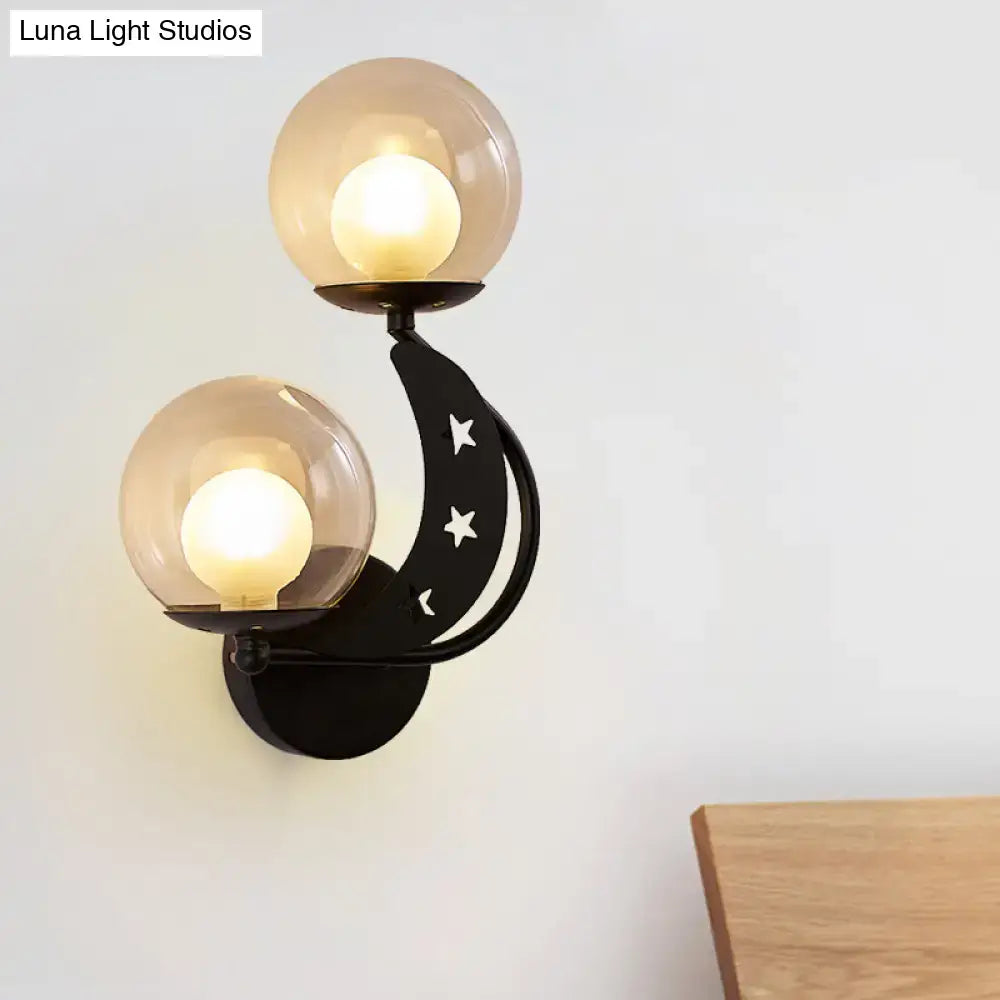 Gold Ball Wall Sconce