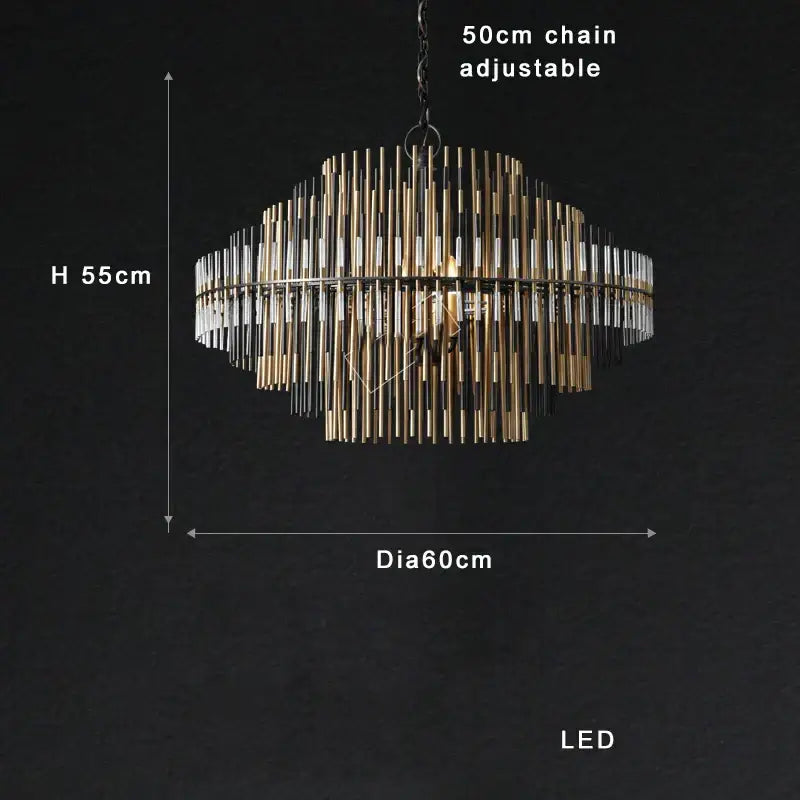 Gold Brass Pendant Light