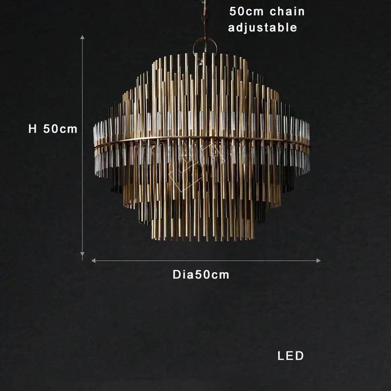 Gold Brass Pendant Light