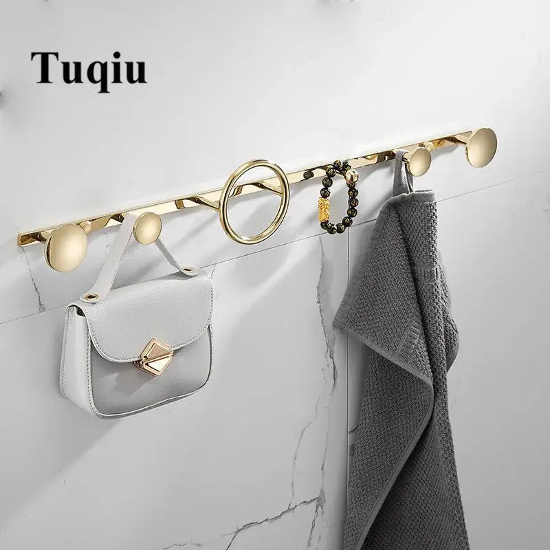 Brass Towel Hook Set