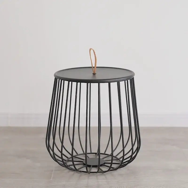 Gold Black Wireframe Table