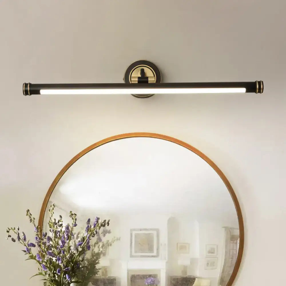 Gold Black Vanity Wall Sconce