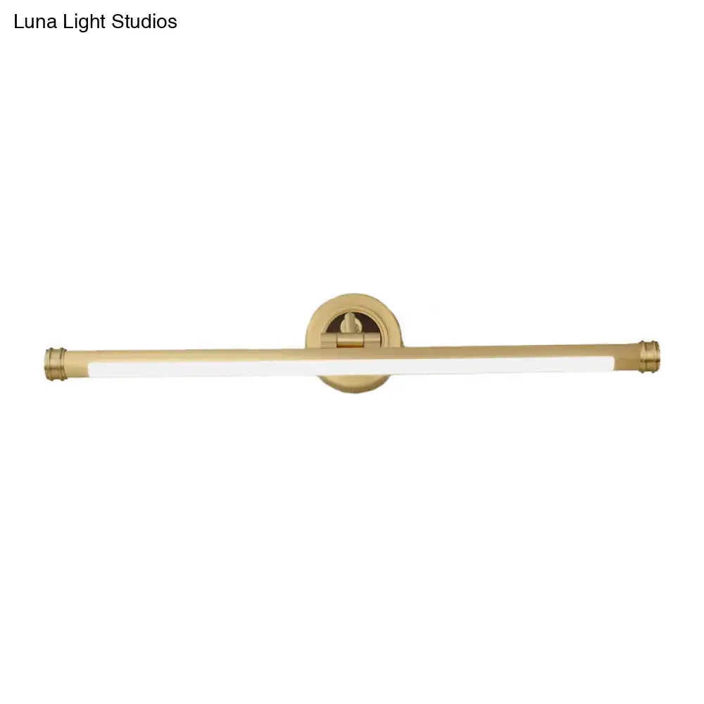 Gold Black Vanity Wall Sconce