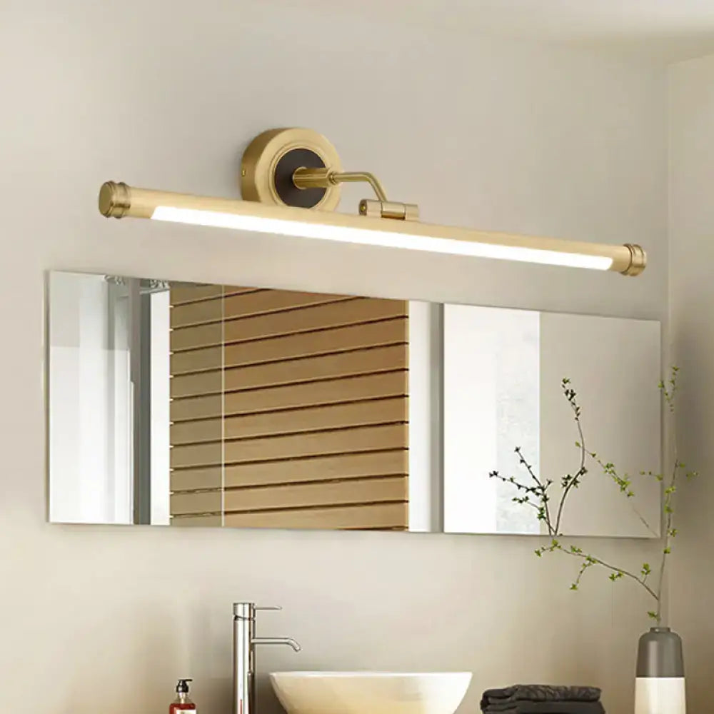 Gold Black Vanity Wall Sconce