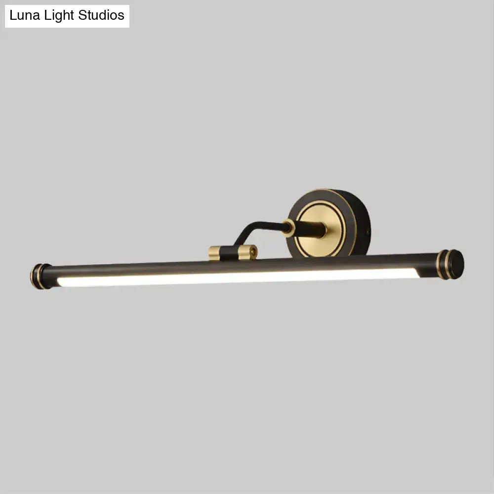 Gold Black Vanity Wall Sconce