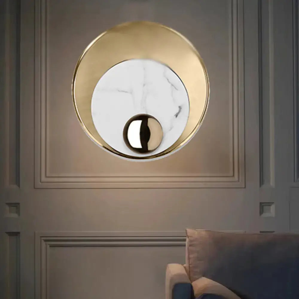 Marble Peacock Wall Sconce