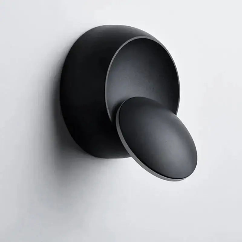 Black Crescent Wall Light