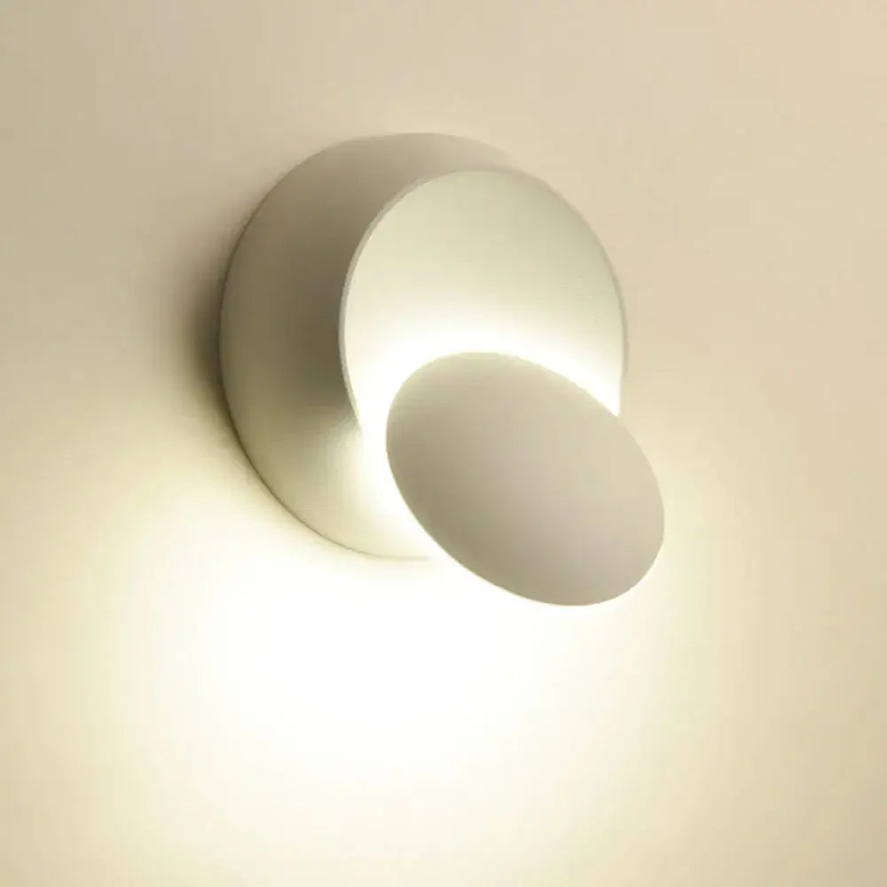 Black Crescent Wall Light
