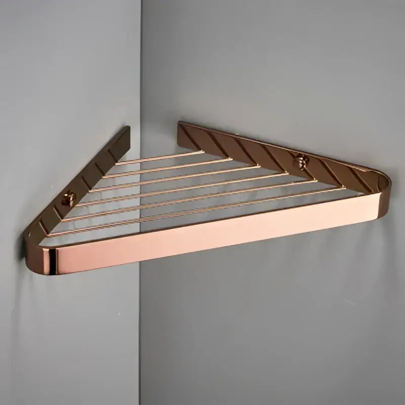 Gold Brass Shower Rack