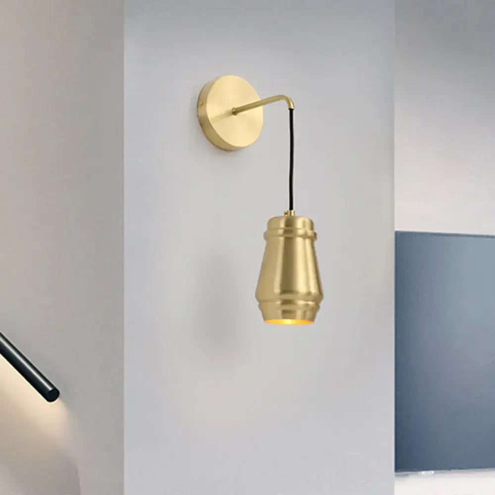 Gold Brass Wall Sconce