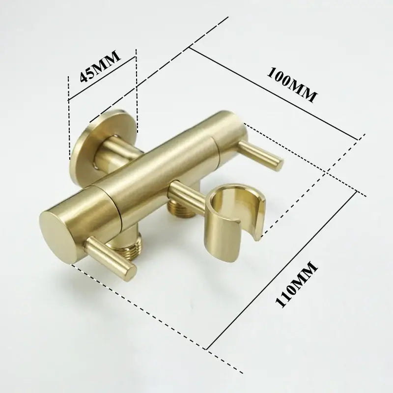 Gold Brass Bidet Shower