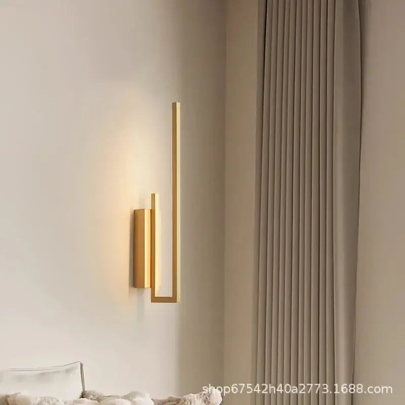 Gold Brass Wall Light