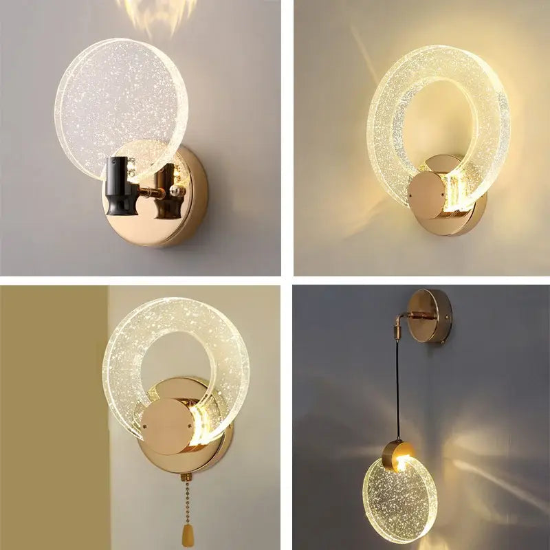 Gold Crystal Living Pendant