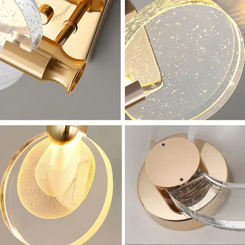 Gold Crystal Living Pendant