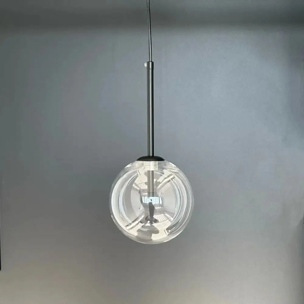 Gold Bubble Glass Pendant with 150cm Wire