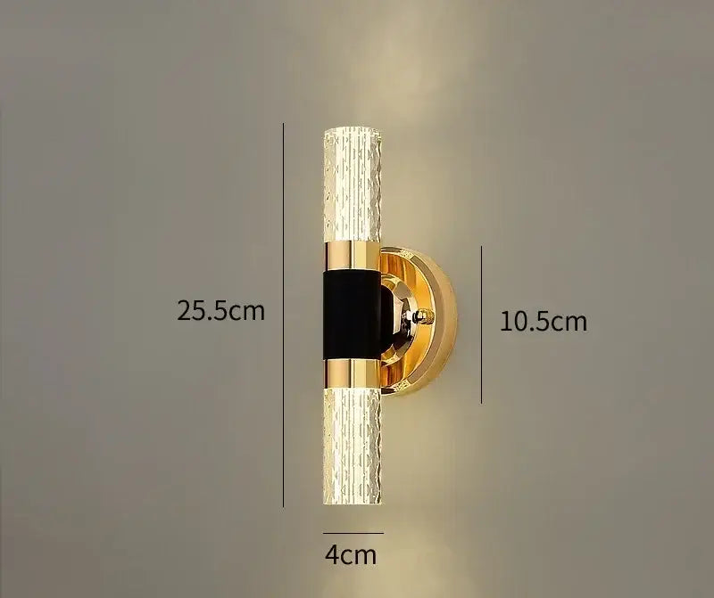 Gold Bubble Vanity Sconces