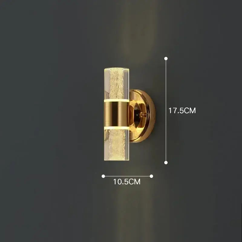 Gold Bubble Vanity Sconces