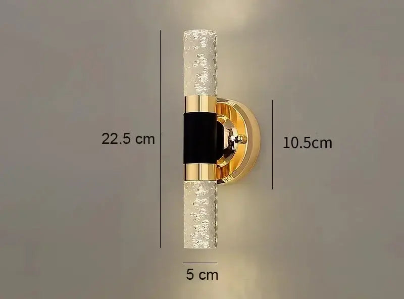 Gold Bubble Vanity Sconces