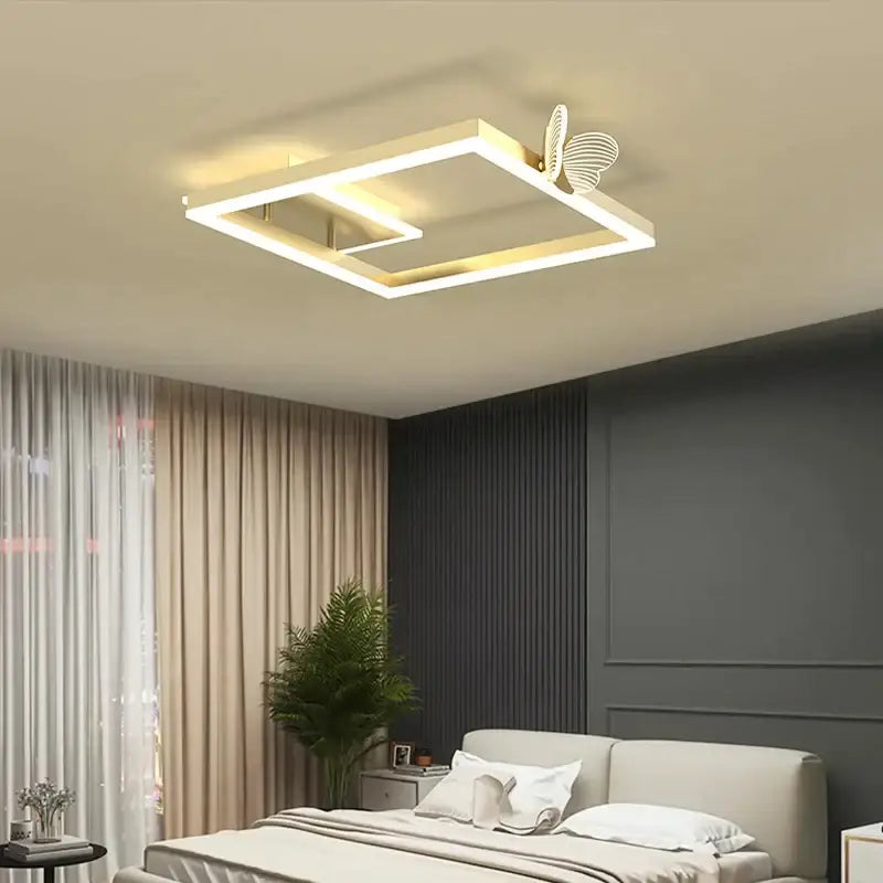 Gold Butterfly Ceiling Light