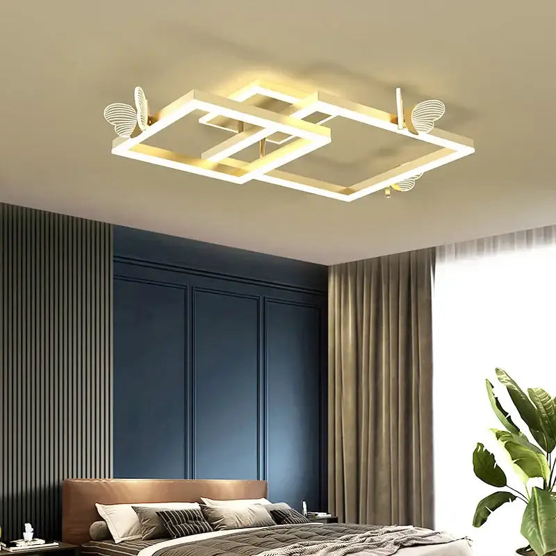 Gold Butterfly Ceiling Light