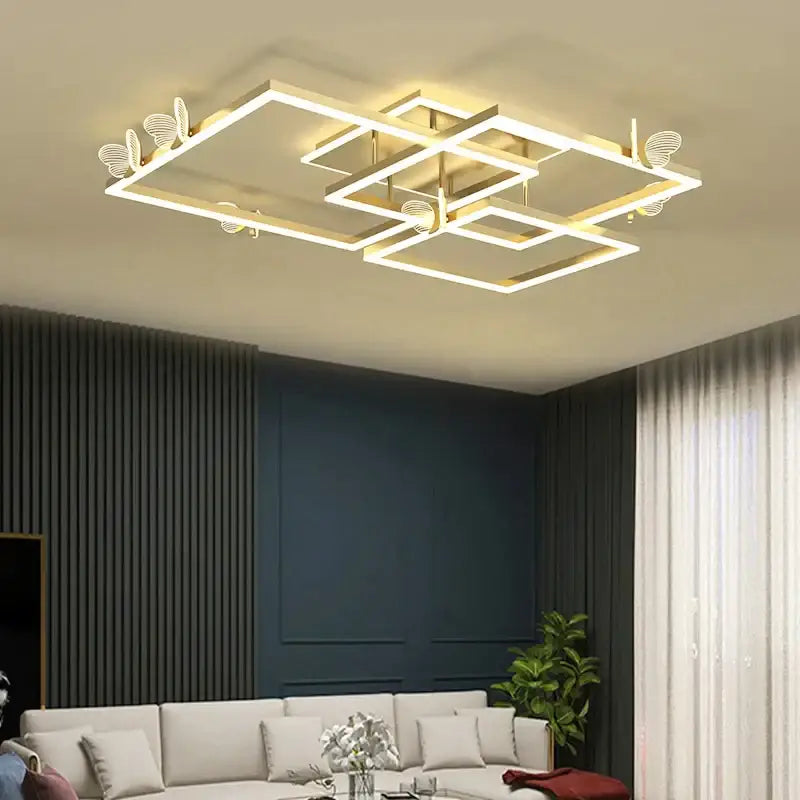 Gold Butterfly Ceiling Light