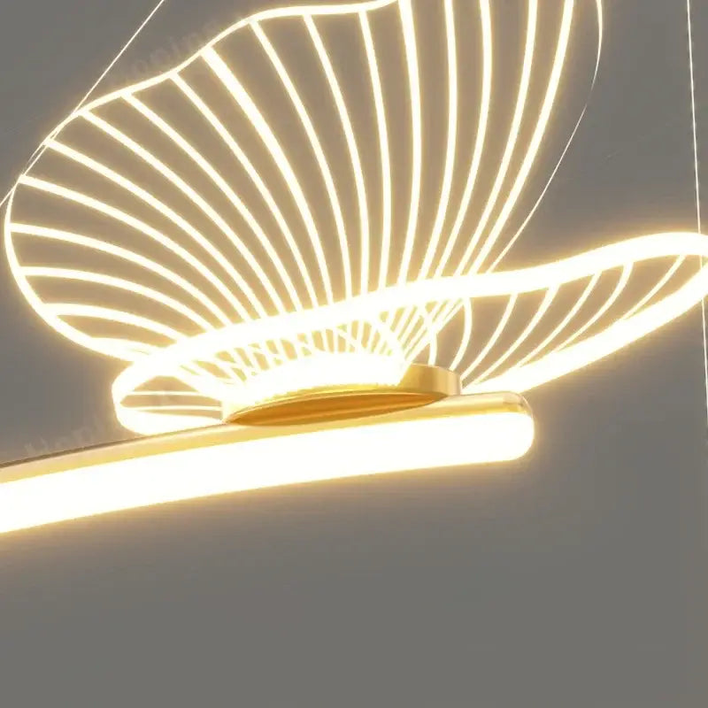 Gold Butterfly Ceiling Chandelier