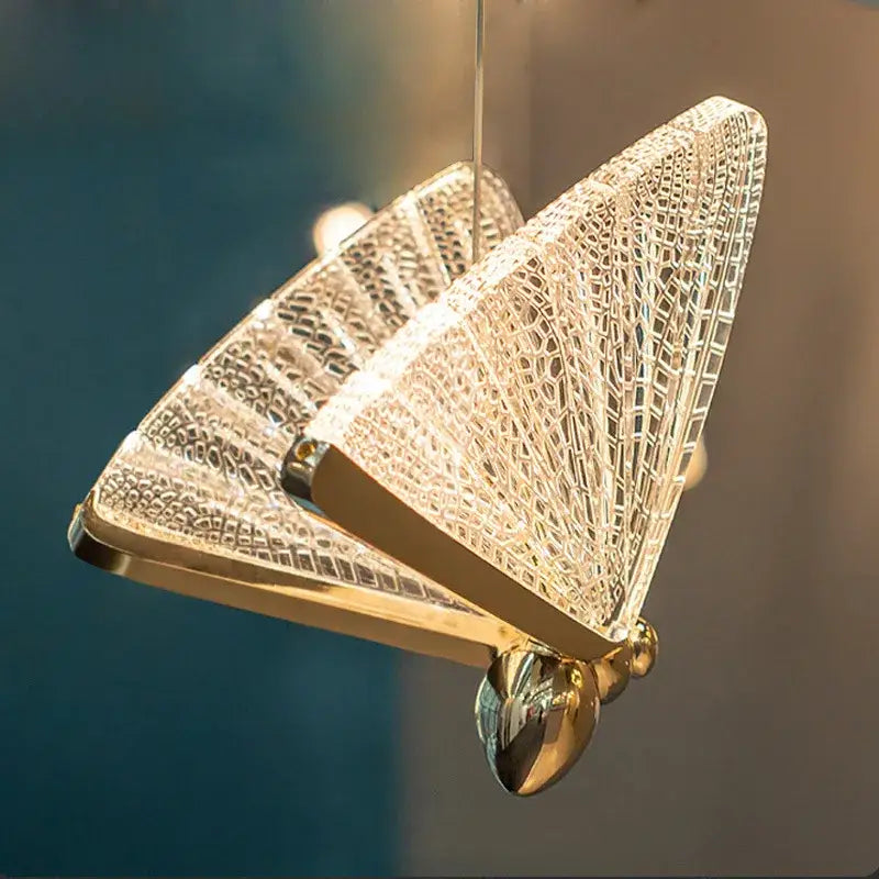Gold Butterfly Staircase Light