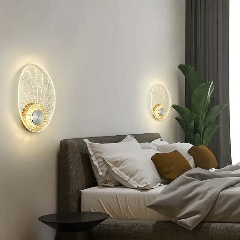 Gold LED Butterfly Sconce