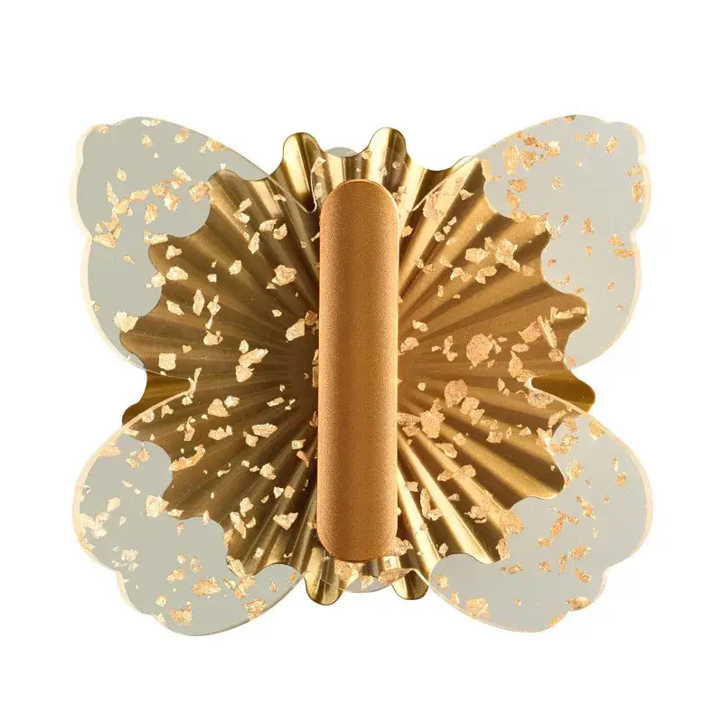 Gold LED Butterfly Sconce
