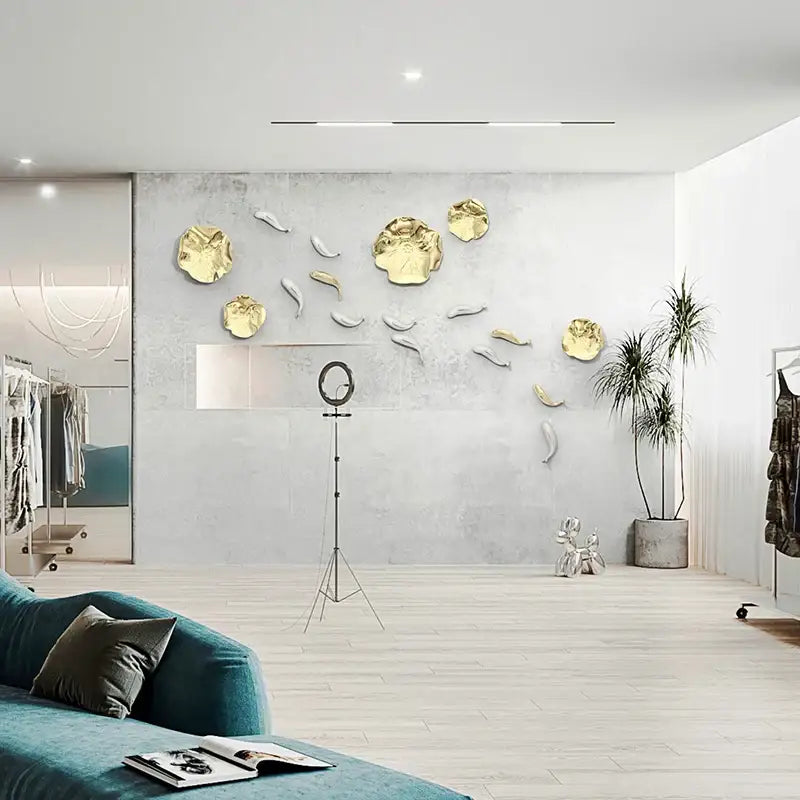 Gold Lotus Wall Pendant