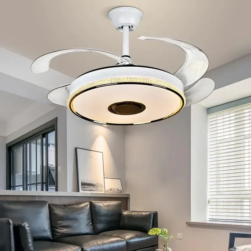Gold Bluetooth Speaker Ceiling Fan