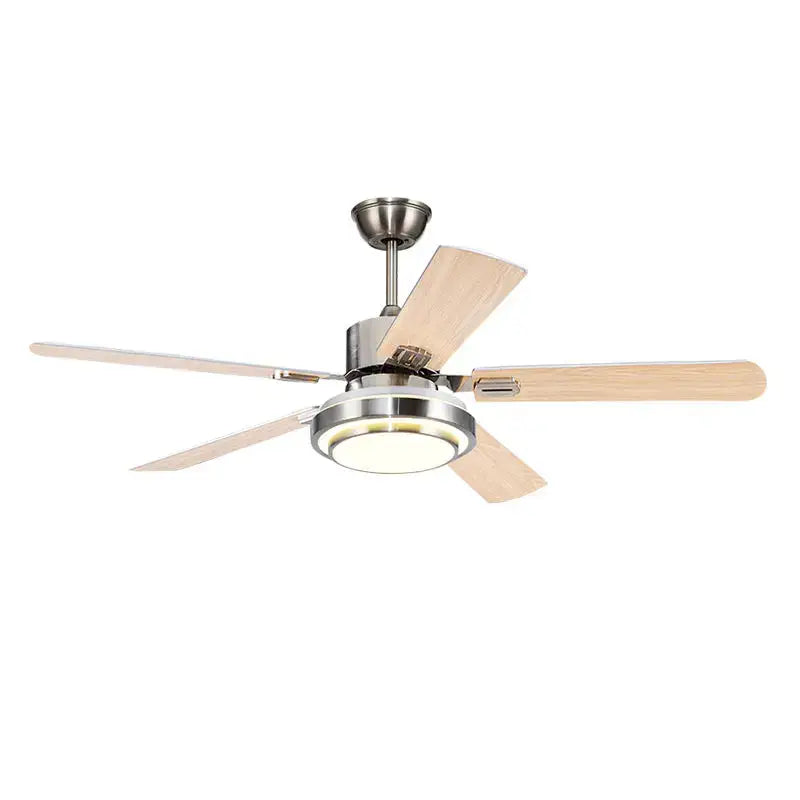 Gold LED Stainless-Blade 58-Inch Ceiling Fan