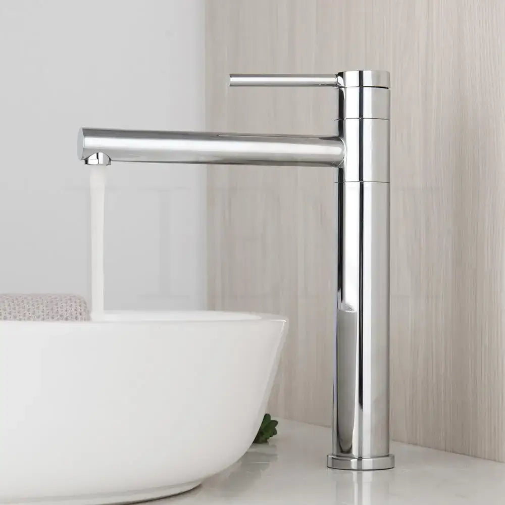 Polished Chrome Single Handle Basin Faucet