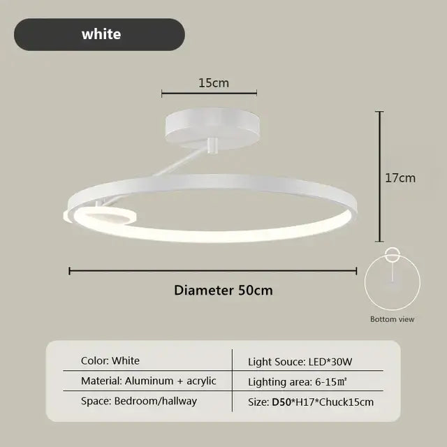 Gold LED Ceiling Lamp