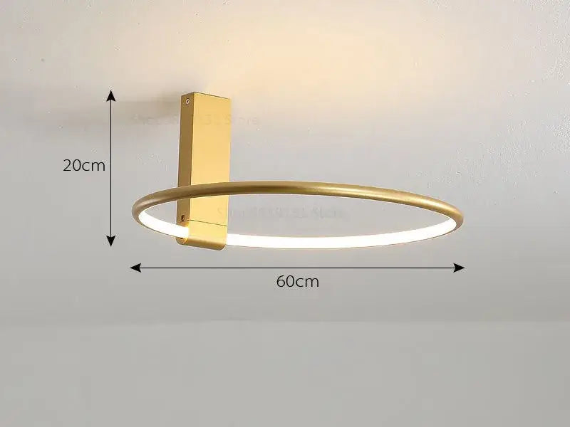 Gold 360° Rotating Ceiling Light