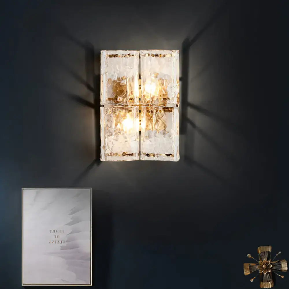 Gold Water Glass Sconce