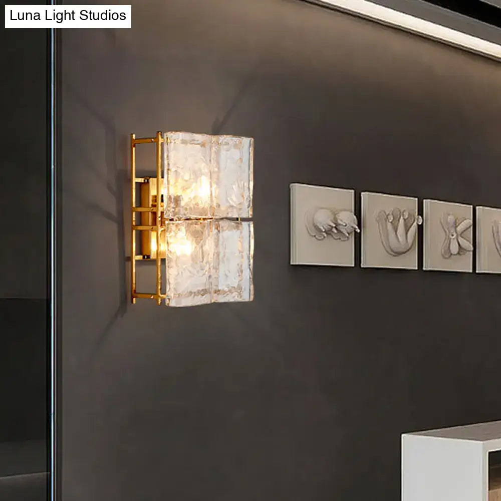 Gold Water Glass Sconce