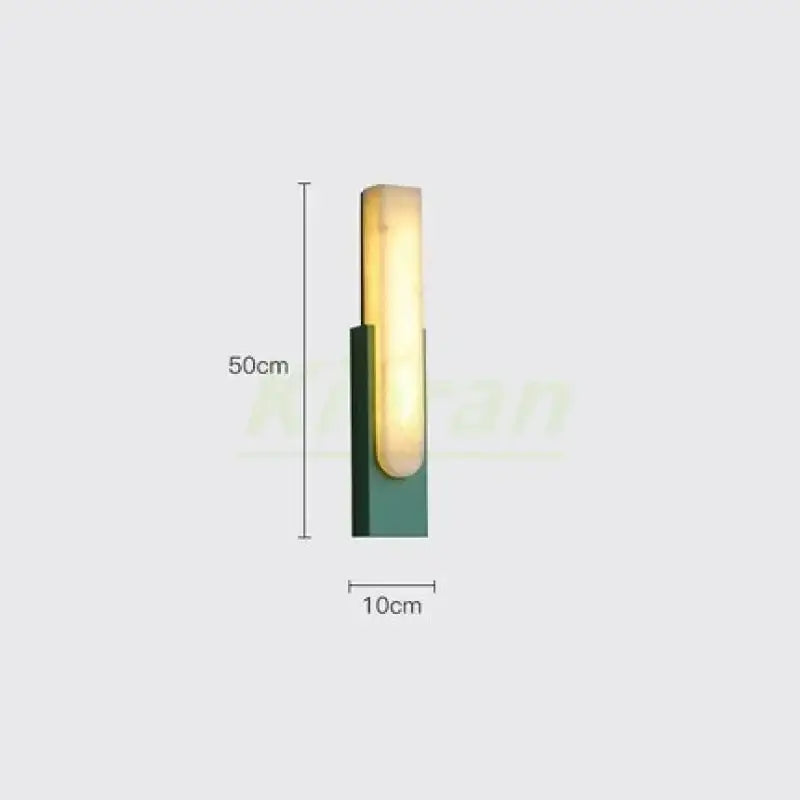 Gold Stone LED Wall Sconce