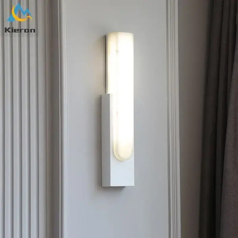 Gold Stone LED Wall Sconce