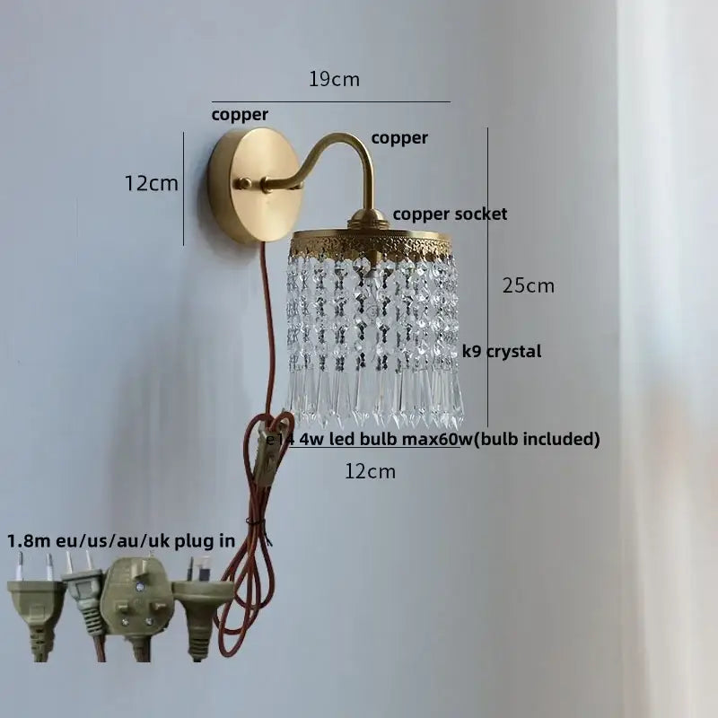Gold Conch Wall Light