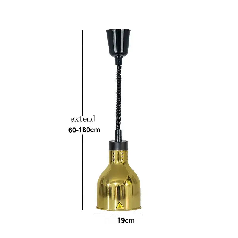 Gold Copper Heat Pendant Light