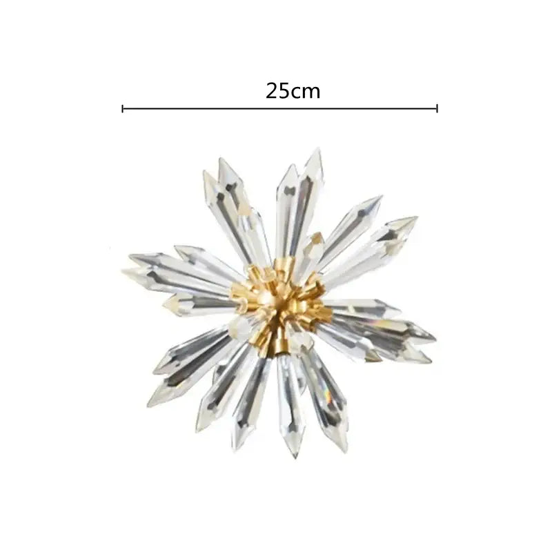 Gold Crystal Ball Decoration