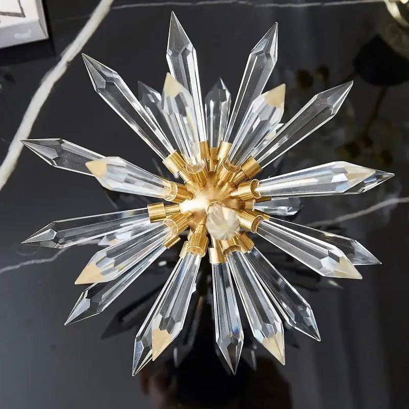 Gold Crystal Ball Decoration