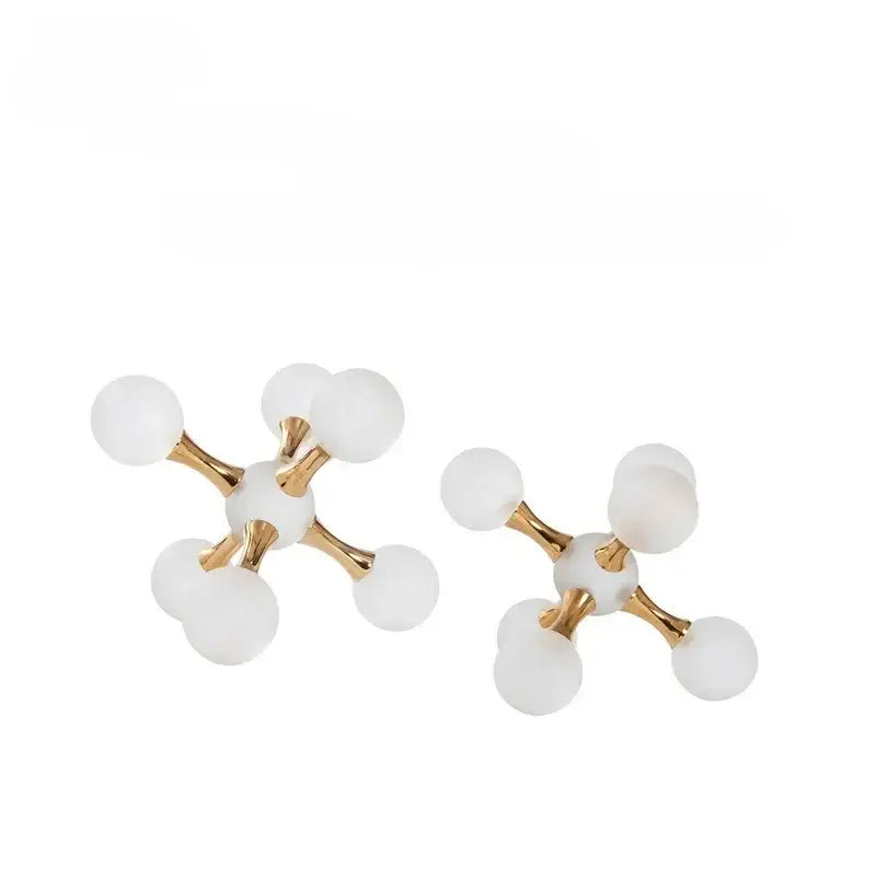 Gold Crystal Geometric Ornament