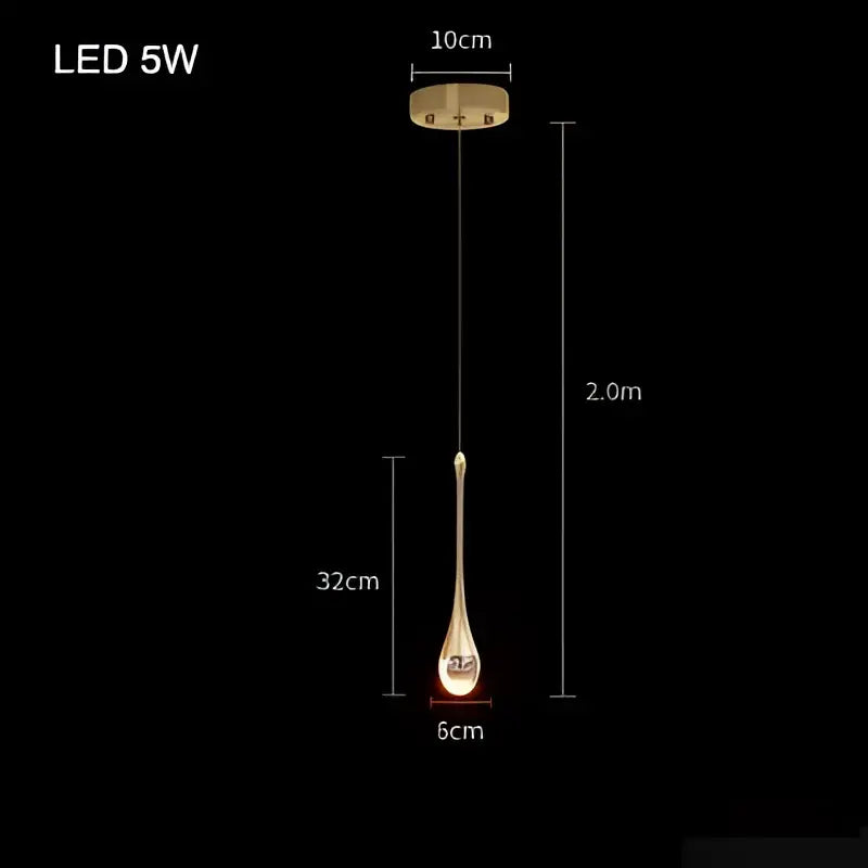 Gold Bubble Pendant Chandelier