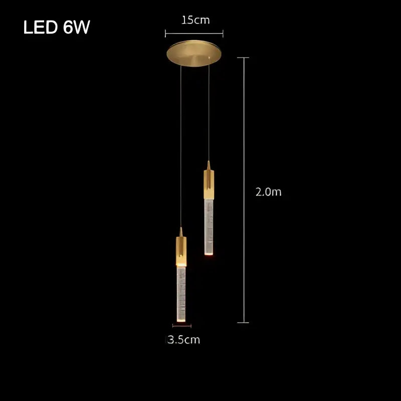 Gold Bubble Pendant Chandelier
