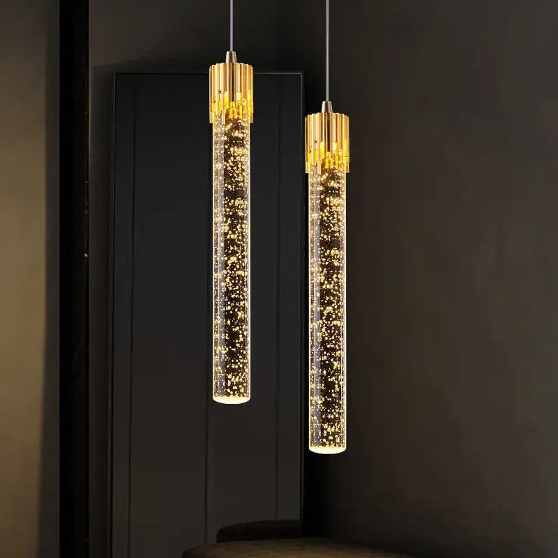 Gold Bubble Pendant Chandelier