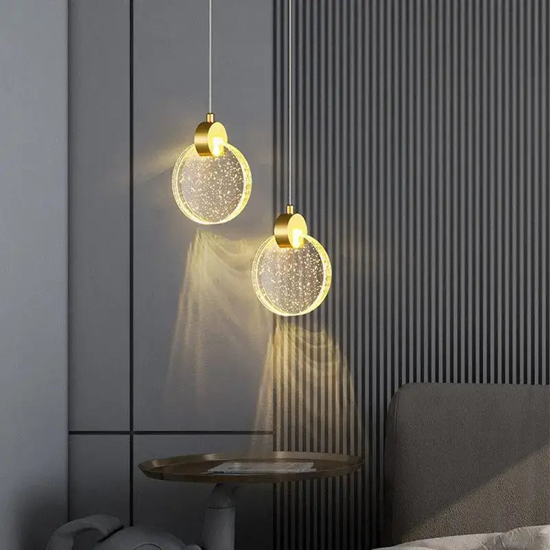 Gold Bubble Pendant Chandelier