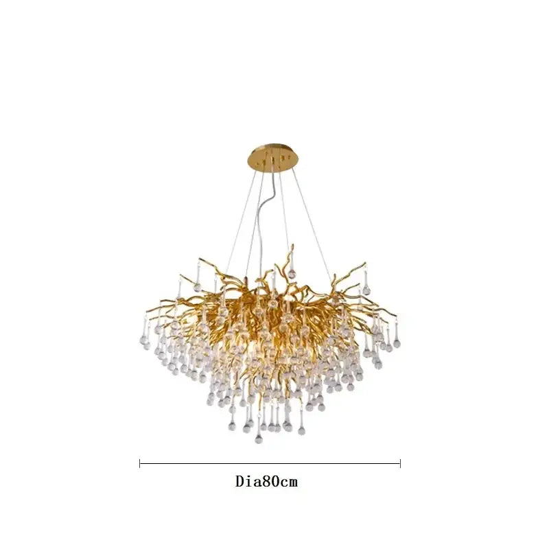Gold Branch Ceiling Chandelier