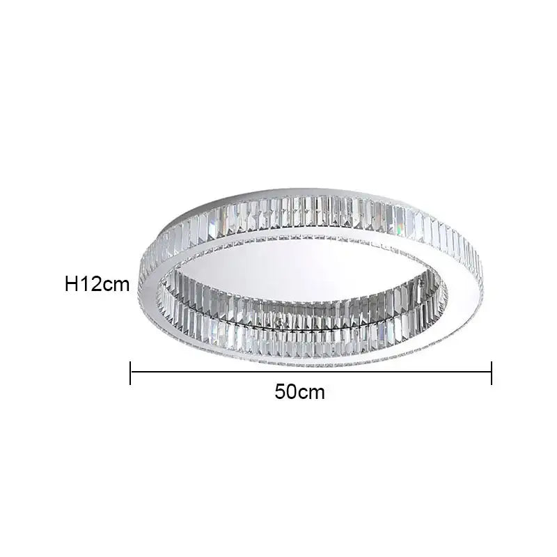 Gold Nordic Circle Chandelier